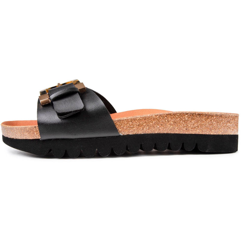 Cherry Footbed Tortoiseshell Sandals