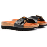 Cherry Footbed Tortoiseshell Sandals