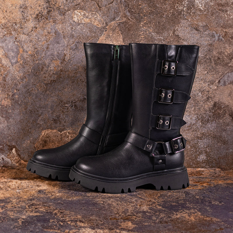 Cosmic Biker Boots