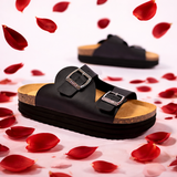 Heart Comfort Footbed Sandals