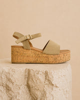 Gotu Cork Wedge Sandals