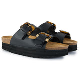 Plum Tortoiseshell Comfort Footbed Sandals