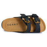 Plum Tortoiseshell Comfort Footbed Sandals