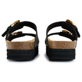Plum Tortoiseshell Comfort Footbed Sandals