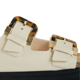 Plum Tortoiseshell Comfort Footbed Sandals