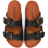 Plum Footbed Tortoiseshell Sandals
