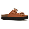 Plum Footbed Tortoiseshell Sandals