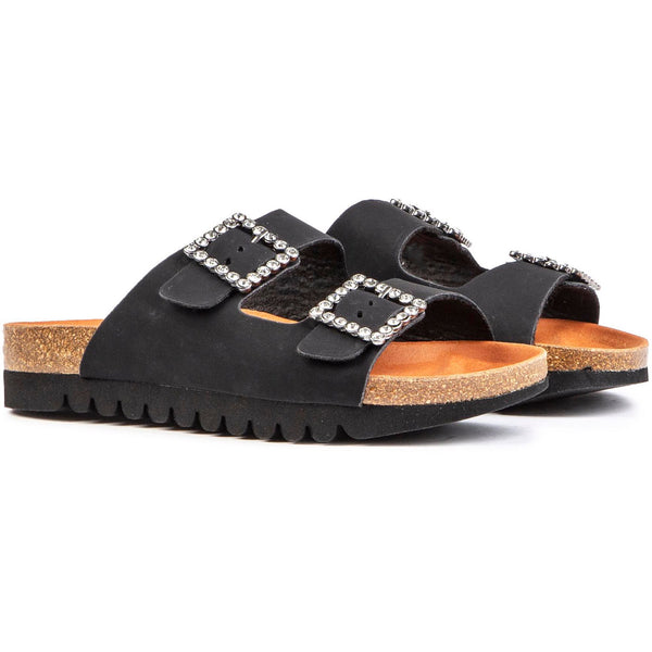 Raspberry 2 Strap Sparkle Sandals