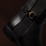 Tangerine Knee High Boots