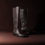 Tangerine Knee High Boots
