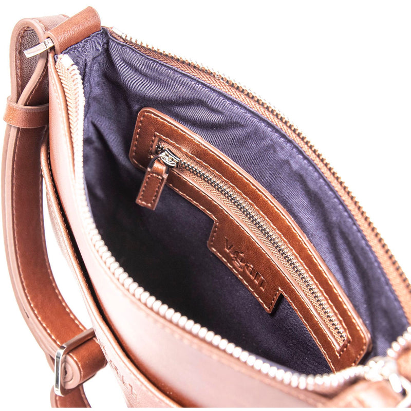 Top Zip Cross Body Bag