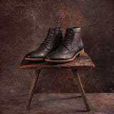 Wheat 2 Brogue Boots