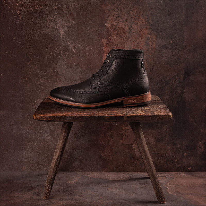 Wheat 2 Brogue Boots