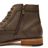 Wheat 2 Brogue Boots