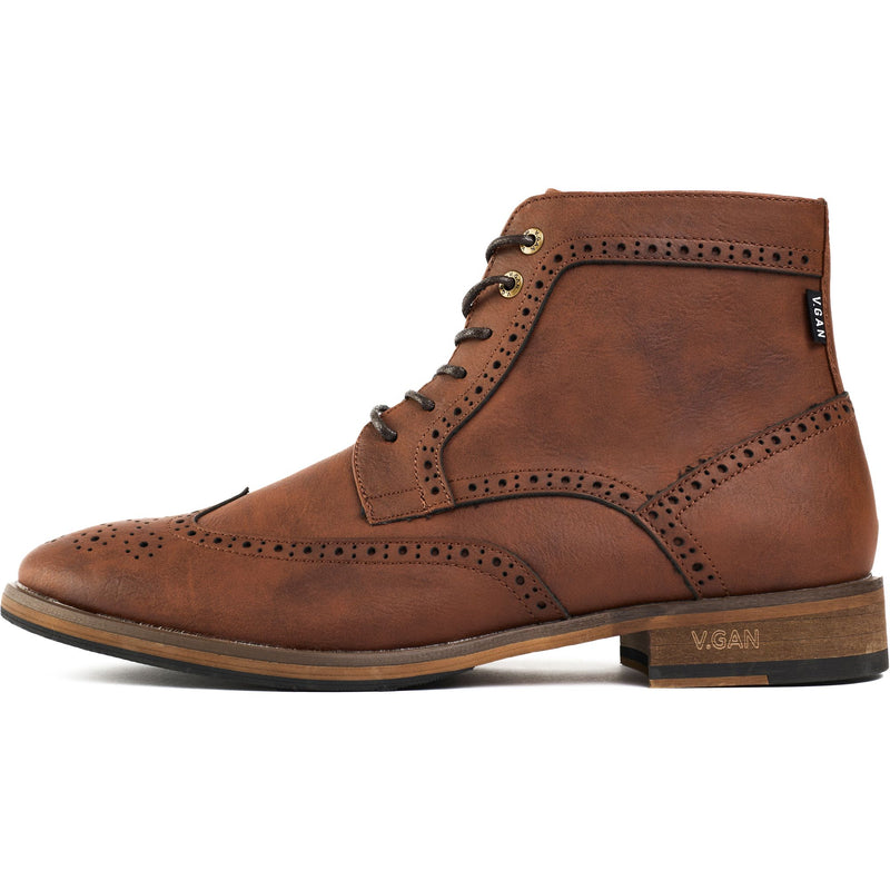 Wheat 2 Brogue Boots